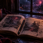 BookTok Recs vs Annotated Rereads Which Dark Fantasy Videos Actually Move the TBR Londyn Publishing Open annotated dark fantasy paperback on a rain lit inn table with a low candle and a pencil in the gutter