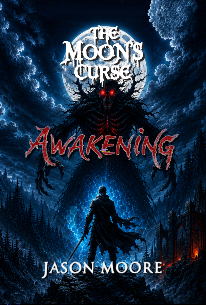 The Moons Curse Awakening by Jason Moore official book cover