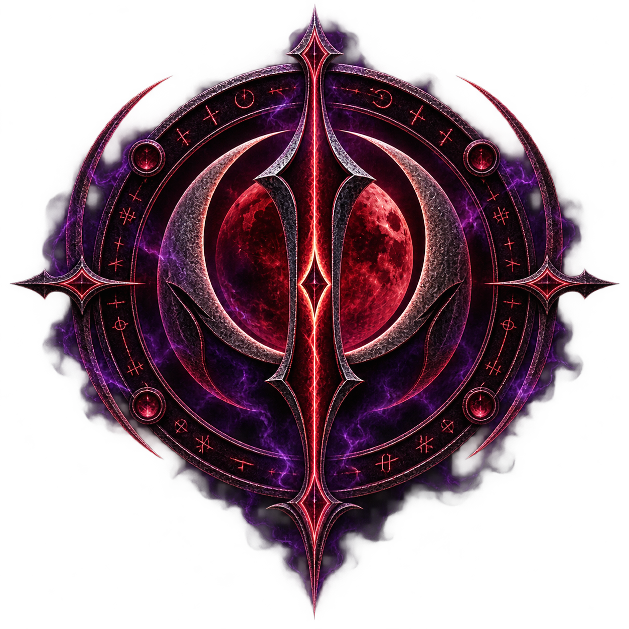 The Veil sigil from The Moon’s Curse by Jason Moore